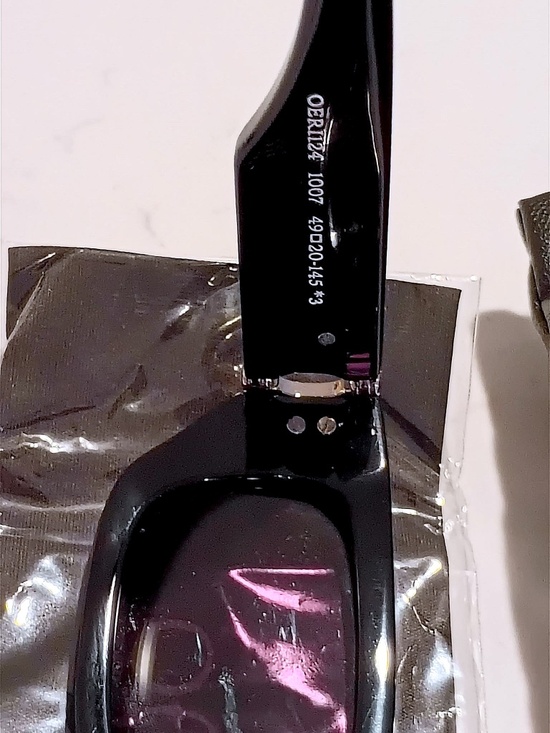 NWT Off-White FILLMORE Women Sunglasses Black Grey Square OERI124 FILLMORE 1007 main image 5